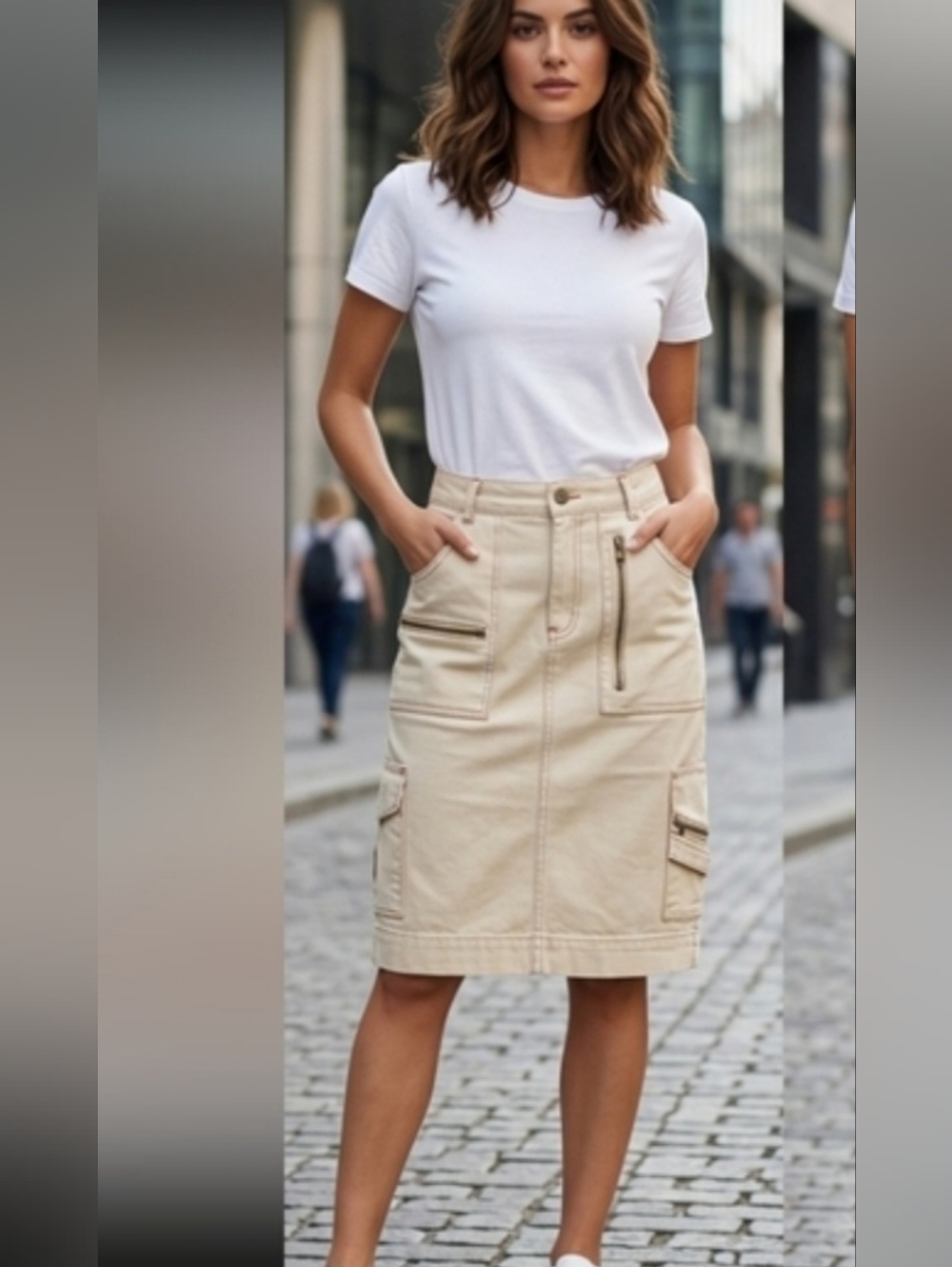Buffalo David Bitton Cargo skirt size 29. 100% Cotton.